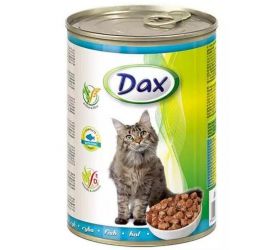 Konzerva, krmivo pre mačky DAX 415g, rybacia