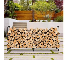 Stojan na drevo s plachtou 122 x 36 x 122cm GARDENKUS