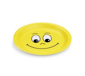 Tanier papierový SMILE o23cm, 10ks, jednorazový