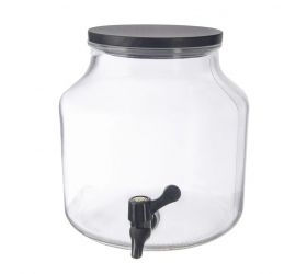 Nádoba na vodu s kohútikom 5,2L sklo