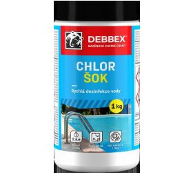 Chémia bazénová Cranit Chlor šok 1kg