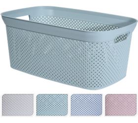 Kôš na čisté prádlo, plastový, 35L, mix