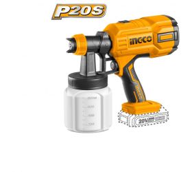 Pištol striekacia CSGLI2003 INGCO AKU 20V P20S bez akumulátora a nabíjačky