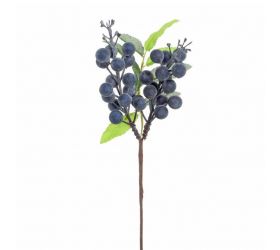 Ozdoba zapichovacia konárik bobule 26cm