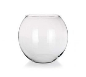 Váza GLOBE guľa priemer 21,5cm, číre sklo BOHEMIA