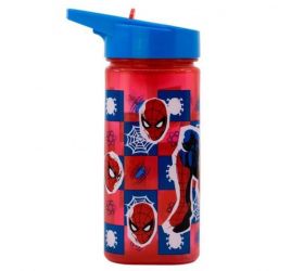 Fľaša detská, plastová, 530ml - SQUARE SPIDERMAN