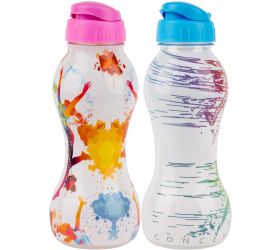 Fľaša športová, plastová, 600ml, mix farieb