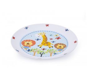 Tanier detský plytký porcelánový 21 cm SAFARI