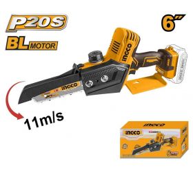 Píla reťazová MINI CGSLI2068 INGCO AKU 20V P20S bez akumulátora a nabíjačky