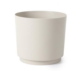 Kvetináč plastový, priemer 175mm, Aura, béžový, výška 158mm