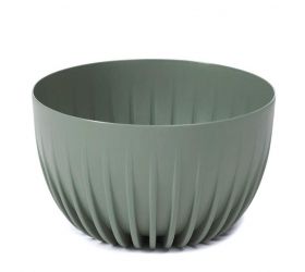 Kvetináč plastový, priemer 300mm, MIRA, sivozelený, výška 156mm