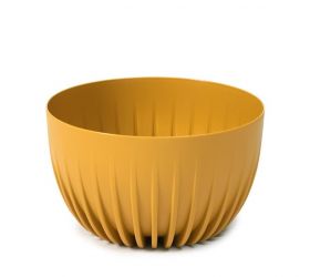 Kvetináč plastový, priemer 240mm, MIRA, okrový, výška 140mm