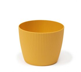 Kvetináč plastový, priemer 220mm, MAGNOLIA JUMPER, okrový, výška 177mm