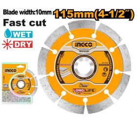 Kotúč diamantový o115x22,2 mm SEGMENT INGCO KLC
