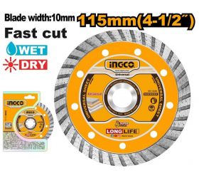 Kotúč diamantový o115x22,2 mm TURBO INGCO KLC