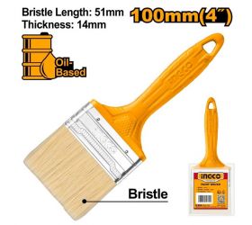 Štetec plochý plast 4" INGCO