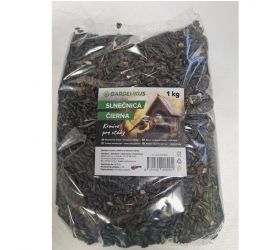 Slnečnica kŕmna čierna 1kg Gardenkus, balená