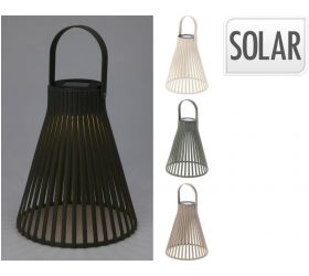 Lampáš svietnik LED, rozmer 14cm, solárny, mix