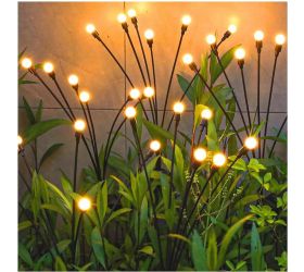 Svetlo solárne dekoračné, 6 LED, teplé biele