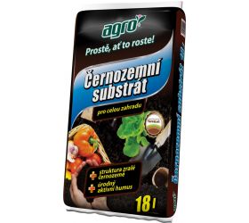 Substrát černozemný na celú záhradu, 18L