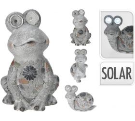 Postavička mix/ žaba,slimak,korytnačka solar LED mix