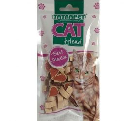 Maškrta pre mačku - mäso mix 60g Cat Friend
