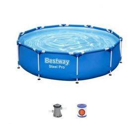 Bazén 305x76 cm Bestway Steel Pro, 56679, kartušová filtrácia