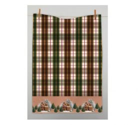 Utierka kuchynská bavlnená tkaná VIANOCE Domček 3ks, 50x70cm, 270 g/m2