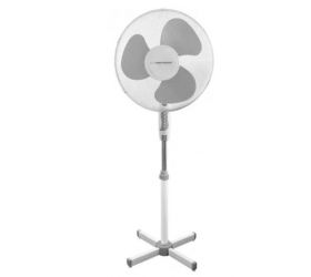 Ventilátor stojanový, priemer 40cm HURRICANE, bielo-sivý