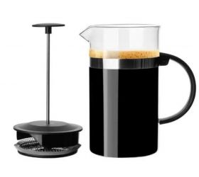 Kanvica na kávu a čaj 600ml, sitko-piest, nerezová, FRENCH PRESS
