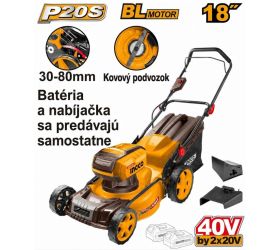 Kosačka na trávu LI-ION 46cm LMLI20185 INGCO INDUSTRIAL AKU 20V bez akumulátora a nabíjačky