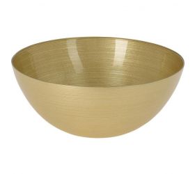 Miska zlatá 28 cm, 3,6l, sklenená