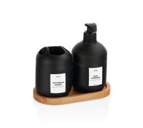 Dávkovač mydla 425ml a pohár na zubné kefky sd 3ks