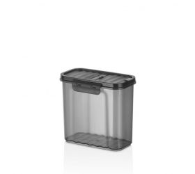 Dóza na sypké potraviny plastová, 1,5l, otváracie veko, Qlife