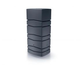 Sud na dažďovú vodu AQUA TOWER 650L, antracit