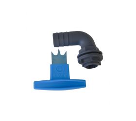 Zberač daždovej vody - koleno 3/4" k sudu na dažďovú vodu, OWERFLOW ELBOW