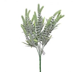 Ozdoba zapichovacia levanduľa 34cm zelená