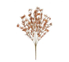 Ozdoba zapichovacia drobné bobuľk 35cm oranžová