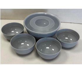 Miska kuchynská plastová, sada 5 ks 1x3L+4x0,7L mix