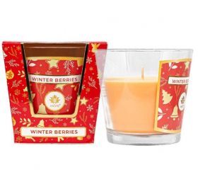 Sviečka vonná WINTER BERRIES 120g v skle