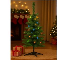 Stromček vianočný 50cm umelý s LED osvetlením 
