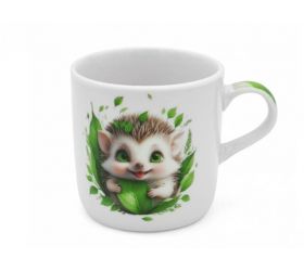 Hrnček porcelánový 230ml, dekor ježko