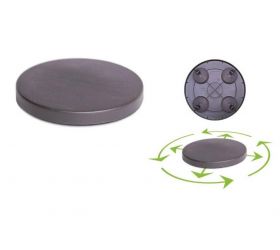 Podložka plastová pod kvetináč na kolieskach priemer 292mm, antracit, výška 40mm