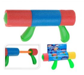 Pištoľ vodná detská 31cm penová, mix farieb