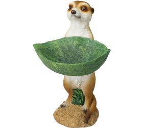 Postavička surikata, krmítko / napájadlo pre vtáky, 30 cm, polystone