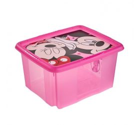 Box 24L detský Minnie Mouse 42x35,5x22,5 cm, svetlo ružový