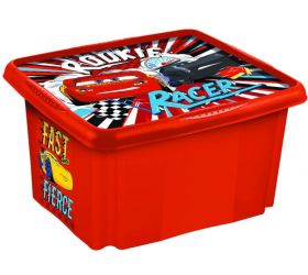 Box 24L detský CARS 42x35,5x22,5 cm, červený