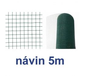 Pletivo štvorcové PVC 16x16/1.2x500x5m zvárané, poplastované, GARDENKUS