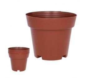 Kvetináč, sadbovač plastový, 14,5cm, sada 5ks