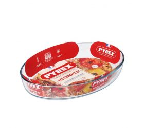 Pekáč oválny, 40x27x7cm, 4,2L, sklo číre PYREX KLC